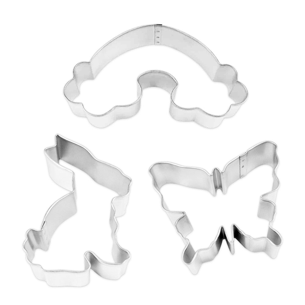 Spring Tin Plated Cookie Cutter Set Anniversary House Ltd 5407