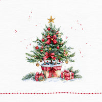 Tiflair Festive Christmas Tree with Presents Napkins 3ply