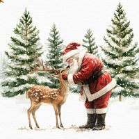 Tiflair Festive Santa and Reindeer Napkins 3ply