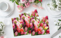 Tiflair Pink & Violet Tulips Lunch Napkins 3 ply