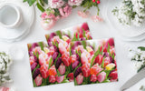 Tiflair Pink & Violet Tulips Lunch Napkins 3 ply