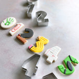 Number 0 Tin-Plated Cookie Cutter