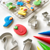 Number 5 Tin-Plated Cookie Cutter
