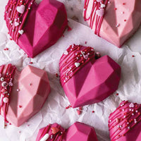 Happy Sprinkles Diamond Hearts Silicone Mould