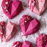 Happy Sprinkles Diamond Hearts Silicone Mould