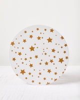 Gold Star Printed Cake Board Round 10in