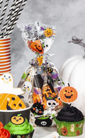 Fun Halloween Icons Cello Treat Bags with Twist Ties