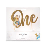 Beatrix Potter™ Peter Rabbit™ 1st Birthday One Glitter Cake Topper with Attachment