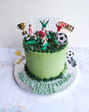 Football Cake Decoration Set Red