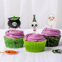 Neon Skeletons Cupcake Cases