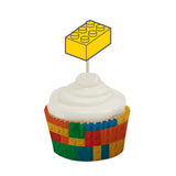 Building Blocks Cupcake Toppers