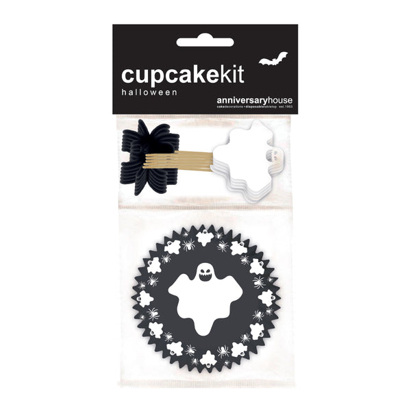 Halloween Ghost Cupcake Kit