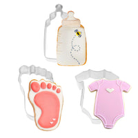 Bundle of Joy Cookie Cutter Trio Set with Swing Tag