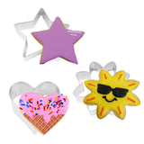 Daisy Love Cookie Cutter Trio Set with Swing Tag