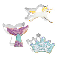 Fairytale Dreams Cookie Cutter Trio Set with Swing Tag