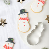 Snowman with Top Hat Tin-Plated Cookie Cutter
