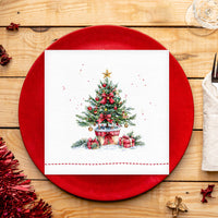 Tiflair Festive Christmas Tree with Presents Napkins 3ply