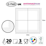 Tiflair Porthole Window Lunch Napkins 3 ply