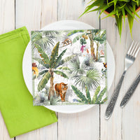 Tiflair Jungle Tiger Lunch Napkins 3 ply