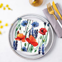 Ti Flair Lunch Napkin Wild Summer Flowers 3 Ply