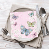 Tiflair Fluttering Butterfly Lunch Napkins 3 ply