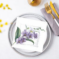 Tiflair Elegant Orchid Lilac Napkins 3 ply