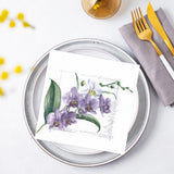 Tiflair Elegant Orchid Lilac Napkins 3 ply