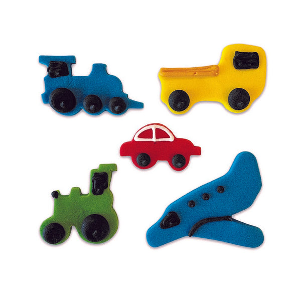 Transport Mix Sugar Toppers