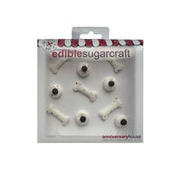 Eerie Eyeballs and Bones Sugar Toppers