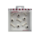 Eerie Eyeballs and Bones Sugar Toppers