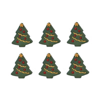 Festive Christmas Tree Sugar Toppers (new SFX373)