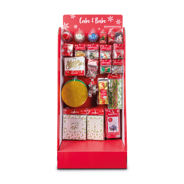 Christmas Floor Standing Display Unit (FSDU) - Filled