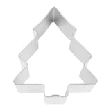 Snow Covered Christmas Tree Tin-Plated Cookie Cutter