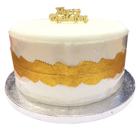 Cake Frills White/Silver/Gold Assortment