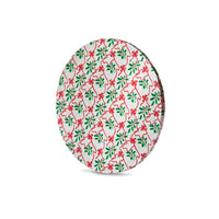 Individually Wrapped Assorted Holly Print Round Drums Assortment 10in