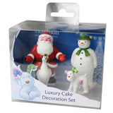 The Snowman™ and The Snowdog Luxury Resin Cake Decoration Set