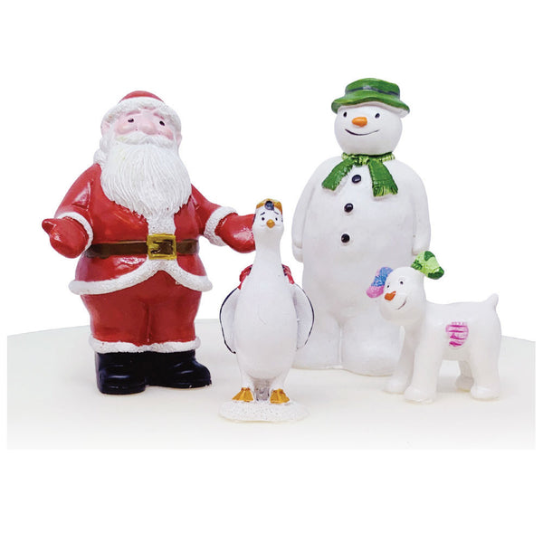 The Snowman™ and The Snowdog Luxury Resin Cake Decoration Set