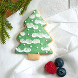 Snow Covered Christmas Tree Tin-Plated Cookie Cutter
