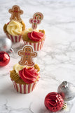 Gingerbread Swirl Cupcake Kit Poly-Bagged