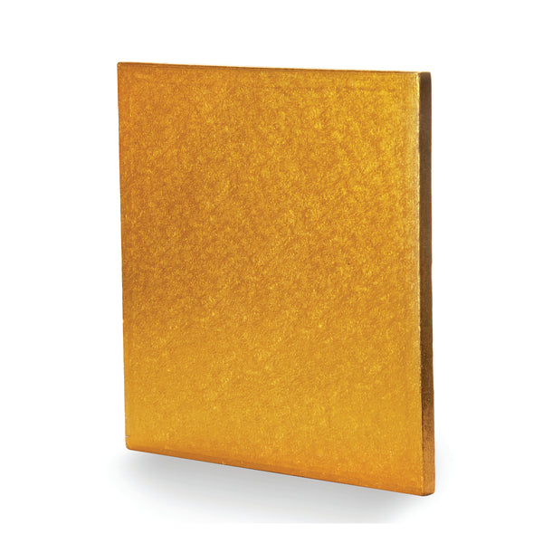 Individually Wrapped Square Cake Drum Gold 10in