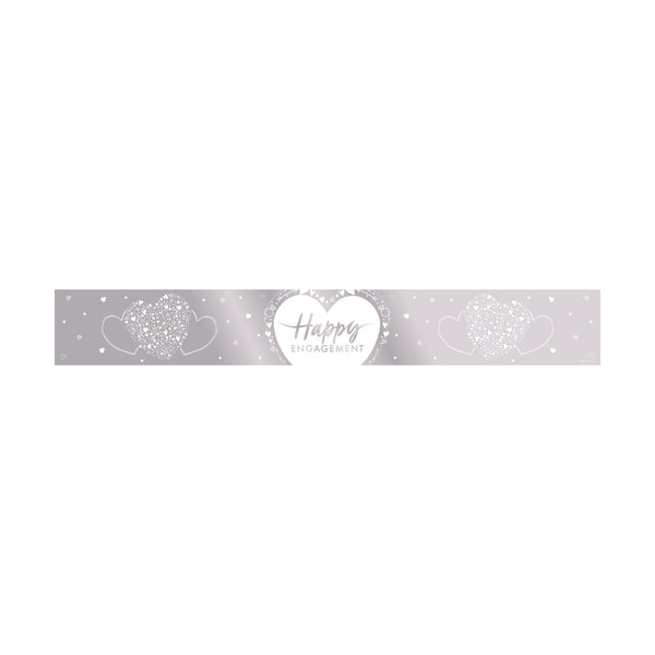 Happy Engagement Foil Banner