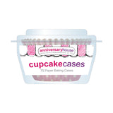 Pastel Pink Gingham & Polka Mix Cupcake Cases