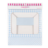 Blue Gingham Cupcake Box for 12 Cupcakes