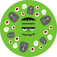 Halloween Frankenstein Cupcake Kit Poly-Bagged