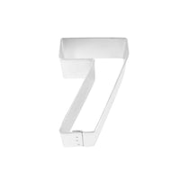 Number 7 Tin-Plated Cookie Cutter