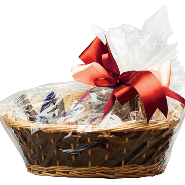 Cello Basket Bags Clear with Twist Ties