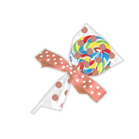 Rose Gold Polka Dot Cookie/Lollipop Cello Treat Bags with Twist Ties
