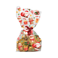 Santa and Friends Cello Treat Bags with Twist Ties