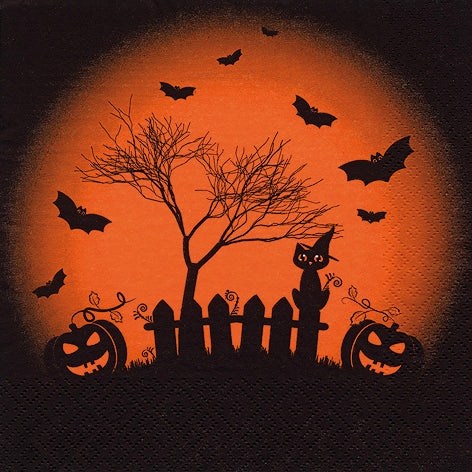 Tiflair Halloween Silhouette Lunch Napkins 3 ply