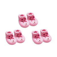Booties Sugarcraft Toppers Pink
